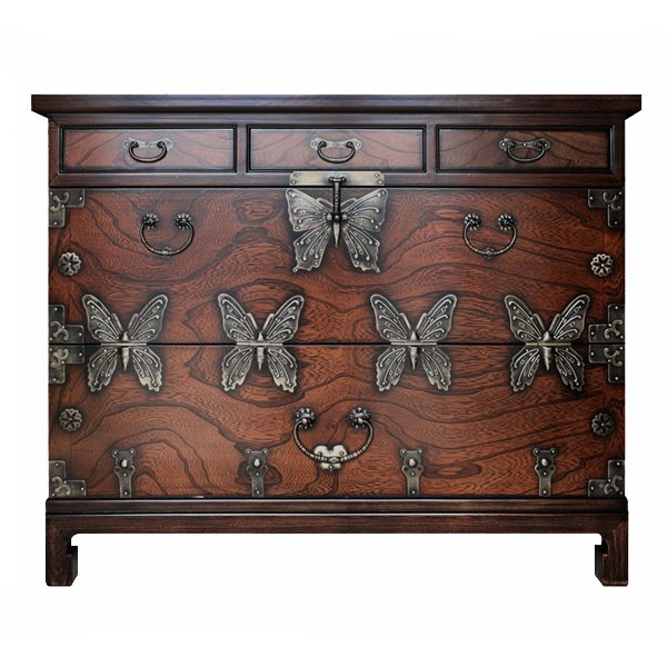 Китайский комод Chinoiserie chest of drawers Butterfly  в Краснодаре | Loft Concept 