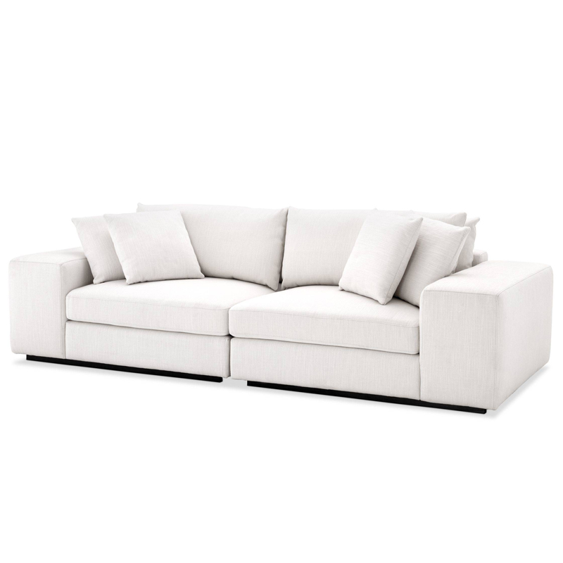 Диван Eichholtz Sofa Vista Grande white Белый Черный в Краснодаре | Loft Concept 