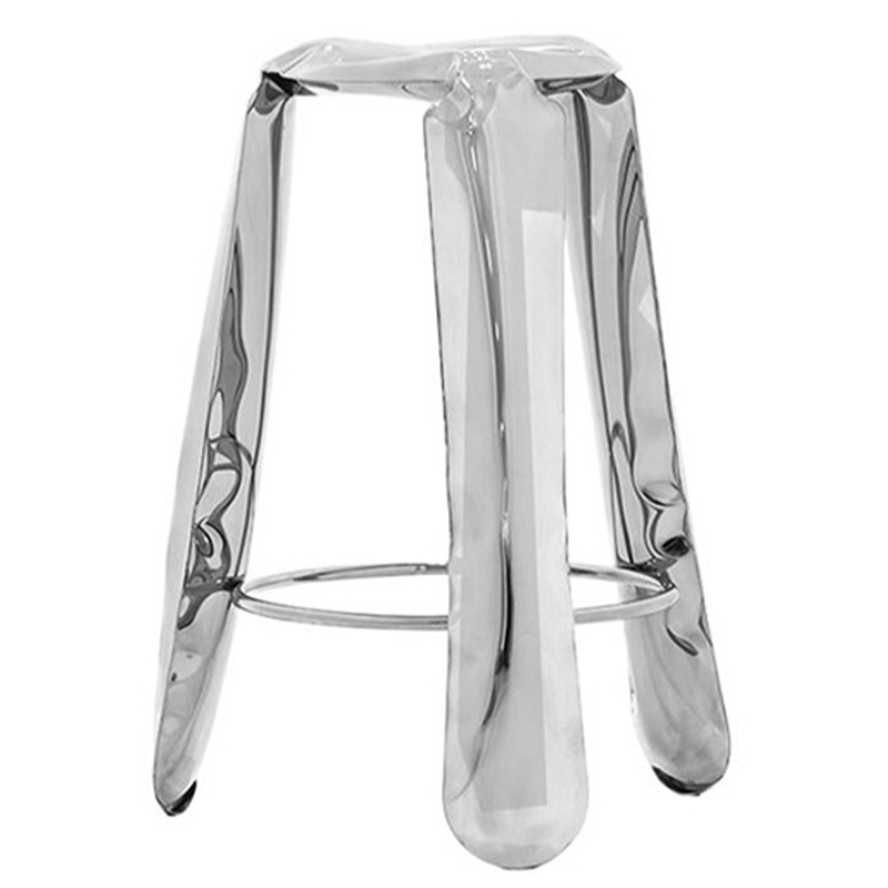 Барный стул Stainless Steel Bar Plopp Stool by Zieta Хром в Краснодаре | Loft Concept 