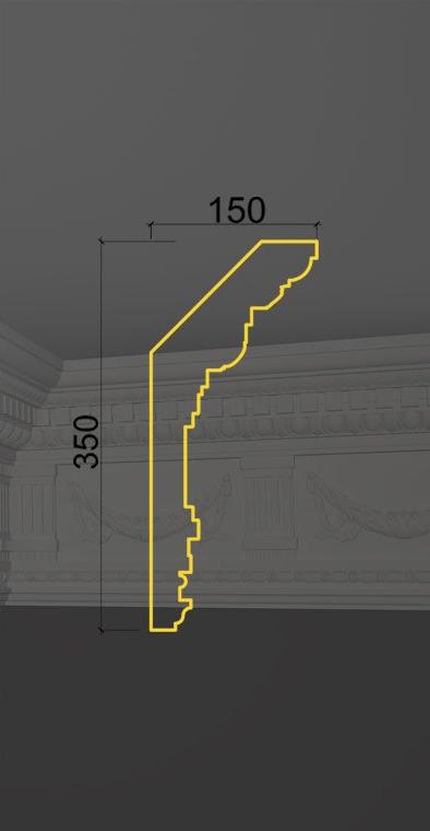 Карниз с орнаментом KO-27 в Краснодаре