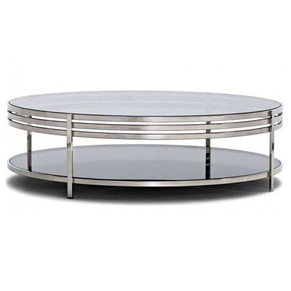 Столик Ula Round coffee table ULA002 Нержавеющая сталь в Краснодаре | Loft Concept 