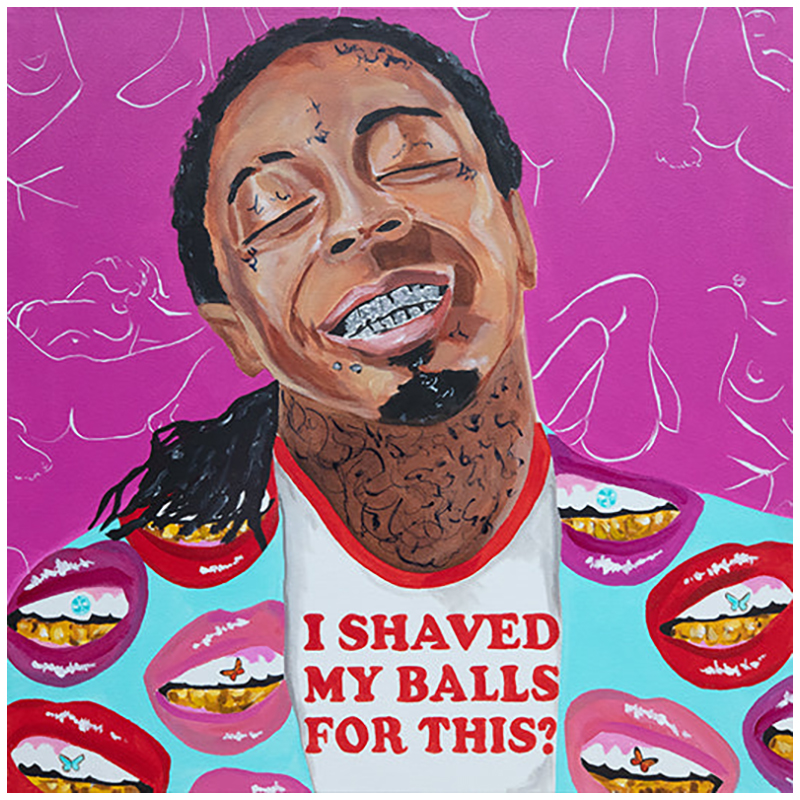 Картина Lil Wayne "I Shaved My Balls for This?" Мульти в Краснодаре | Loft Concept 