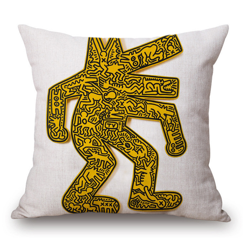 Подушка Keith Haring 14 Мульти в Краснодаре | Loft Concept 