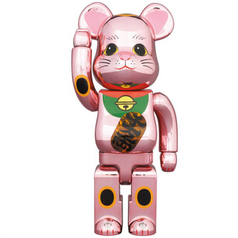 Статуэтка Bearbrick Pink Lucky Cat Розовый Мульти в Краснодаре | Loft Concept 