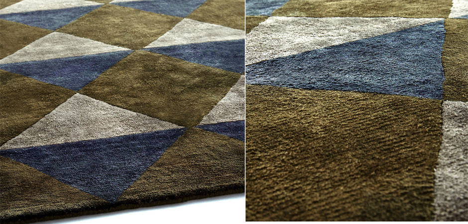 Ковер Carpet Geometric 100% вискоза - фото №1