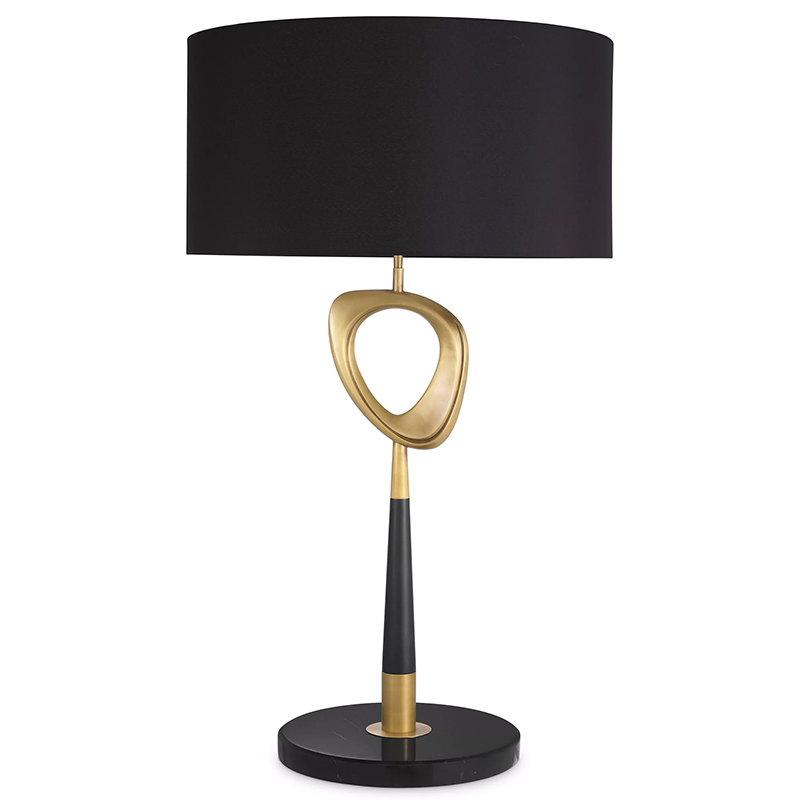 Настольная лампа Eichholtz Table Lamp Celine Латунь Черный в Краснодаре | Loft Concept 