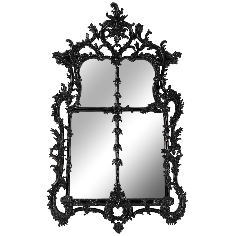 Зеркало Emblemes Mirror Black Wood Черный в Краснодаре | Loft Concept 