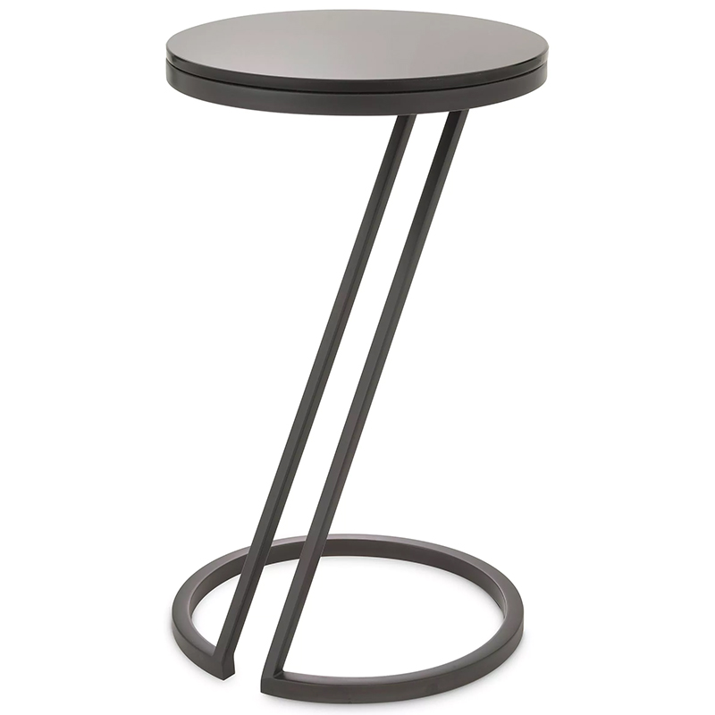 Приставной стол Eichholtz Side Table Falcone Black Черный в Краснодаре | Loft Concept 