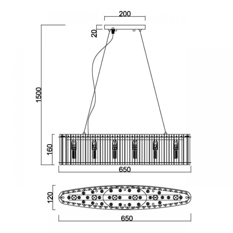 Люстра Board Chandelier в Краснодаре