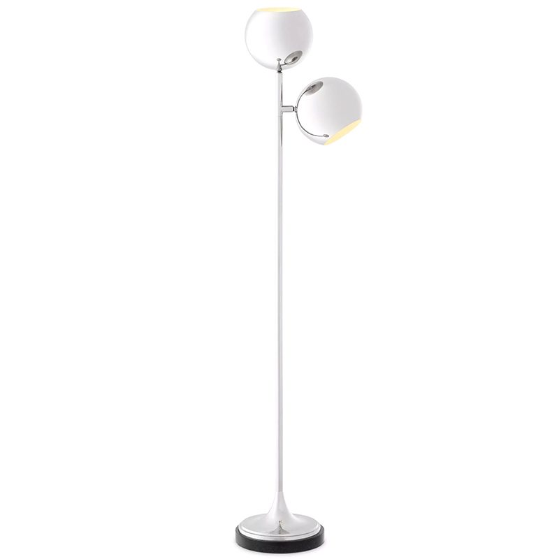 Торшер Eichholtz Floor Lamp Compton Nickel Никель в Краснодаре | Loft Concept 