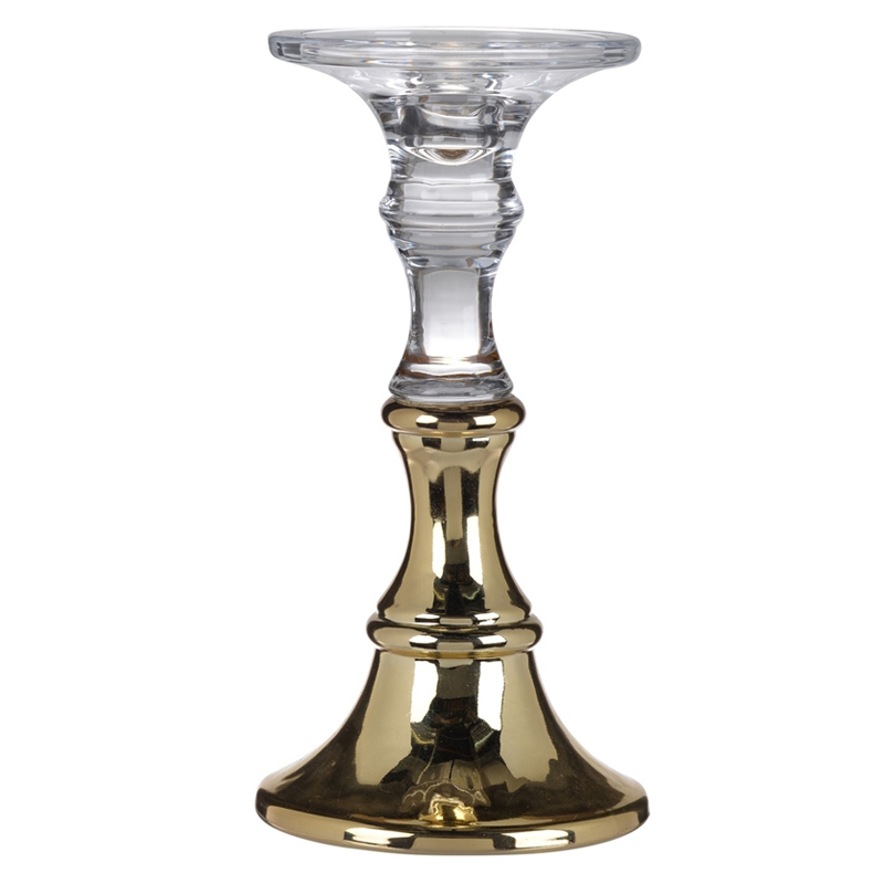 Подсвечник Eugenie Candlestick 24 Глянцевое золото в Краснодаре | Loft Concept 