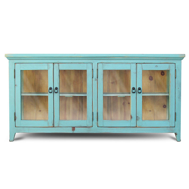 Комод в стиле прованс Valde Provence HARMONIE Weathered Turquoise Бирюзовый в Краснодаре | Loft Concept 