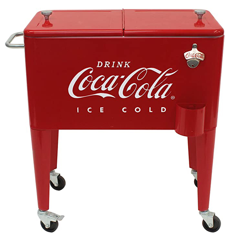 Куллер Retro Metal Coca-Cola Cooler Red Красный (Red) в Краснодаре | Loft Concept 