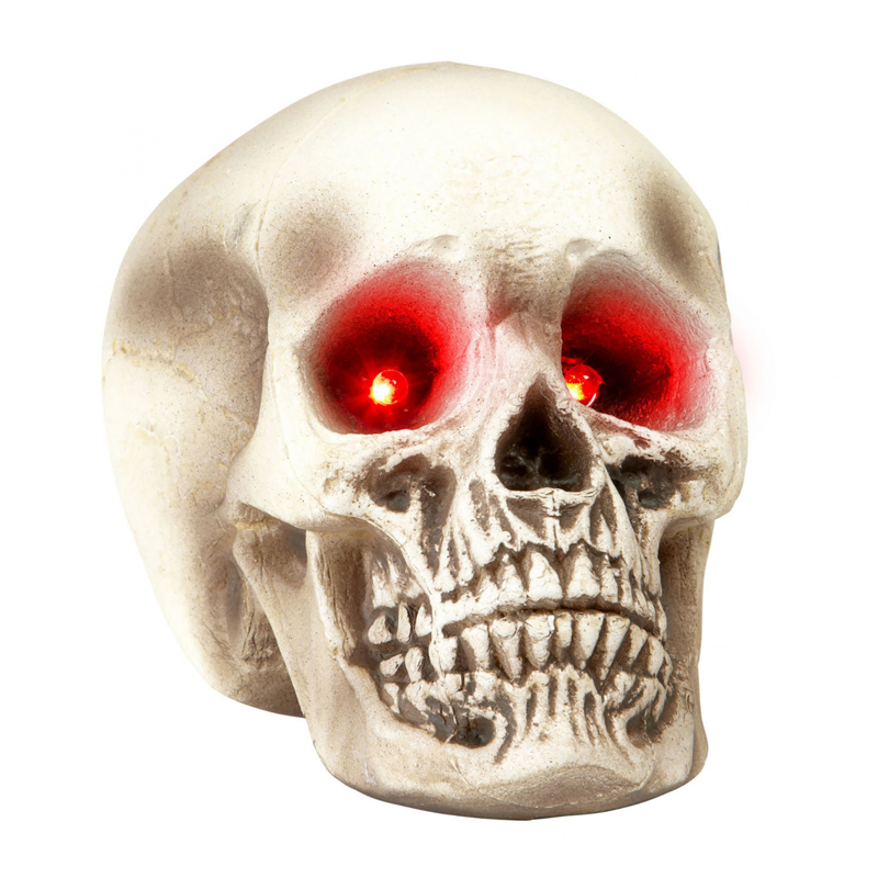 Аксессуар HALLOWEEN Skull Red Eyes Серый в Краснодаре | Loft Concept 