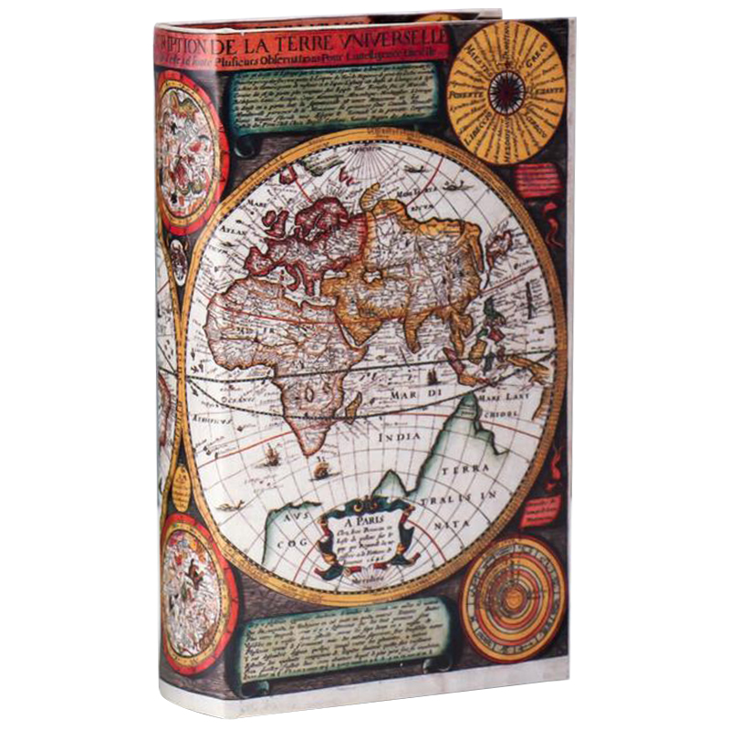 Шкатулка-книга Map of The World Book Box Мульти в Краснодаре | Loft Concept 