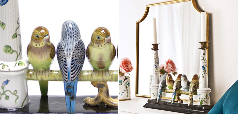 Двойной подсвечник Five Budgies Двойной подсвечник Five Budgies - Loft-Concept в Краснодаре