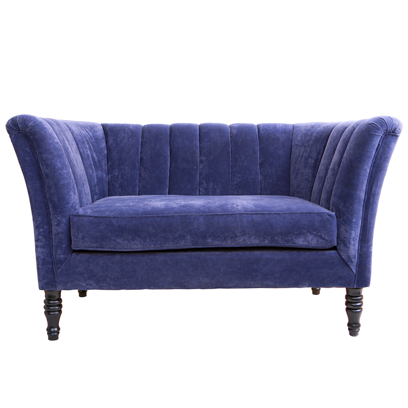 Диван Joffroi Sofa velour blue Синий в Краснодаре | Loft Concept 