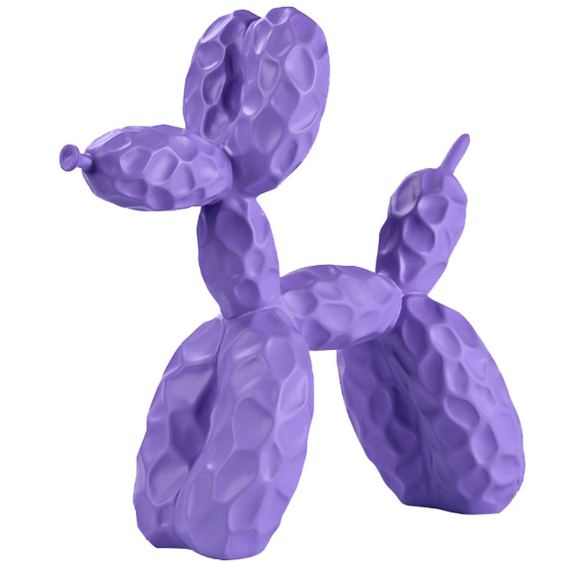 Статуэтка Jeff Koons Balloon Dog Crumpled Lilac Сиреневый в Краснодаре | Loft Concept 