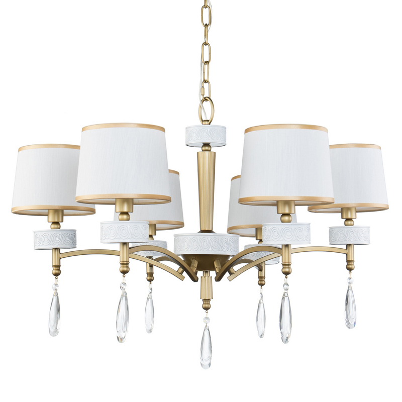 Люстра Dayodore Chandelier 73 Золотой Белый Прозрачный в Краснодаре | Loft Concept 