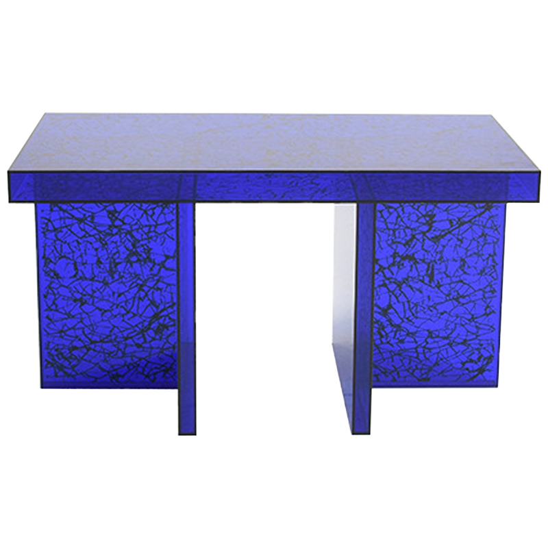 Кофейный стол Acrylic Blue Gerald Coffee Table Синий Черный в Краснодаре | Loft Concept 