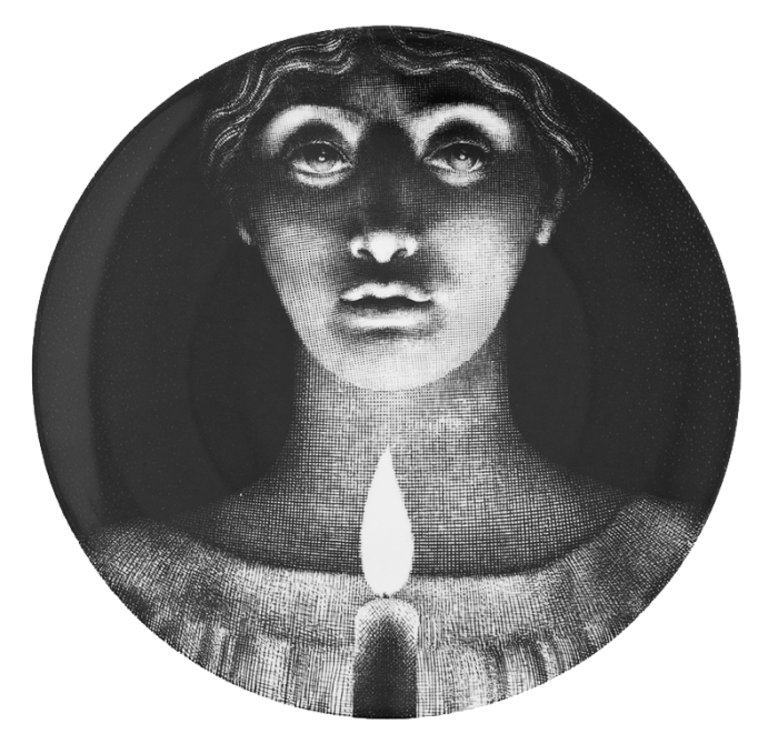 Декоративная тарелка Fornasetti 190 Черный Декоративная тарелка Fornasetti 190 Черный в Краснодаре | Loft Concept