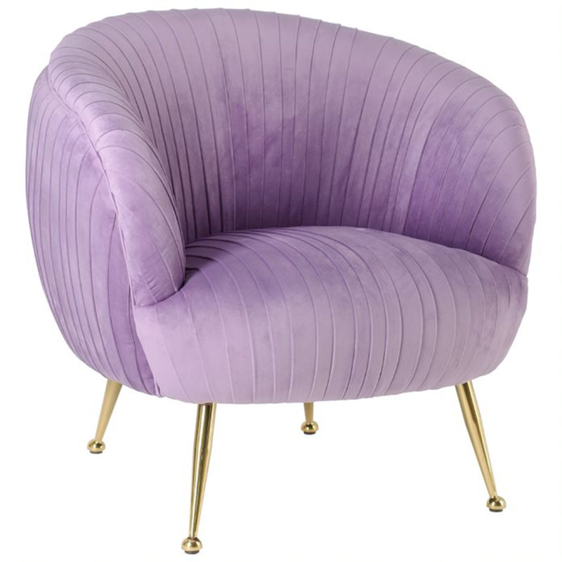 Кресло SOUFFLE CHAIR lilac Сиреневый матовое золото в Краснодаре | Loft Concept 