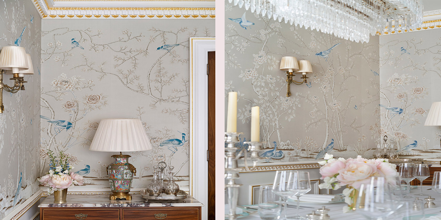 Обои ручная роспись Earlham Pale Gray - фото №2