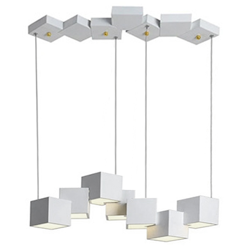 Дизайнерский светодиодный светильник Белый Eight Squares Lamp Белый в Краснодаре | Loft Concept 