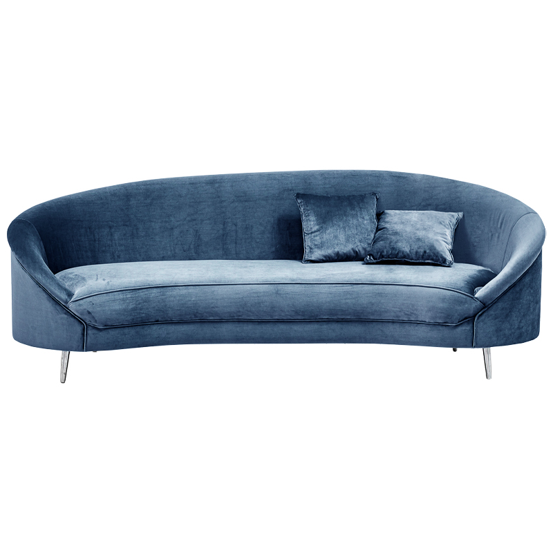 Диван Paulet Sofa blue Серый Хром в Краснодаре | Loft Concept 