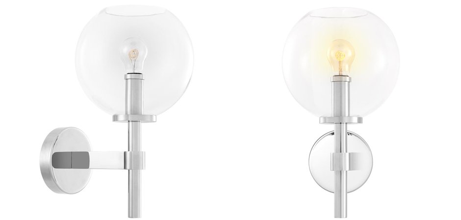 Бра Wall Lamp Jade Nickel Бра Wall Lamp Jade Nickel - Loft-Concept в Краснодаре