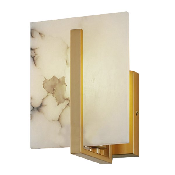 Бра Marble square Wall Lamp Латунь в Краснодаре | Loft Concept 