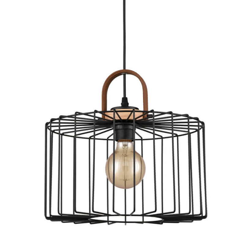 Подвесной светильник Cage Wire Color black D32 Черный в Краснодаре | Loft Concept 