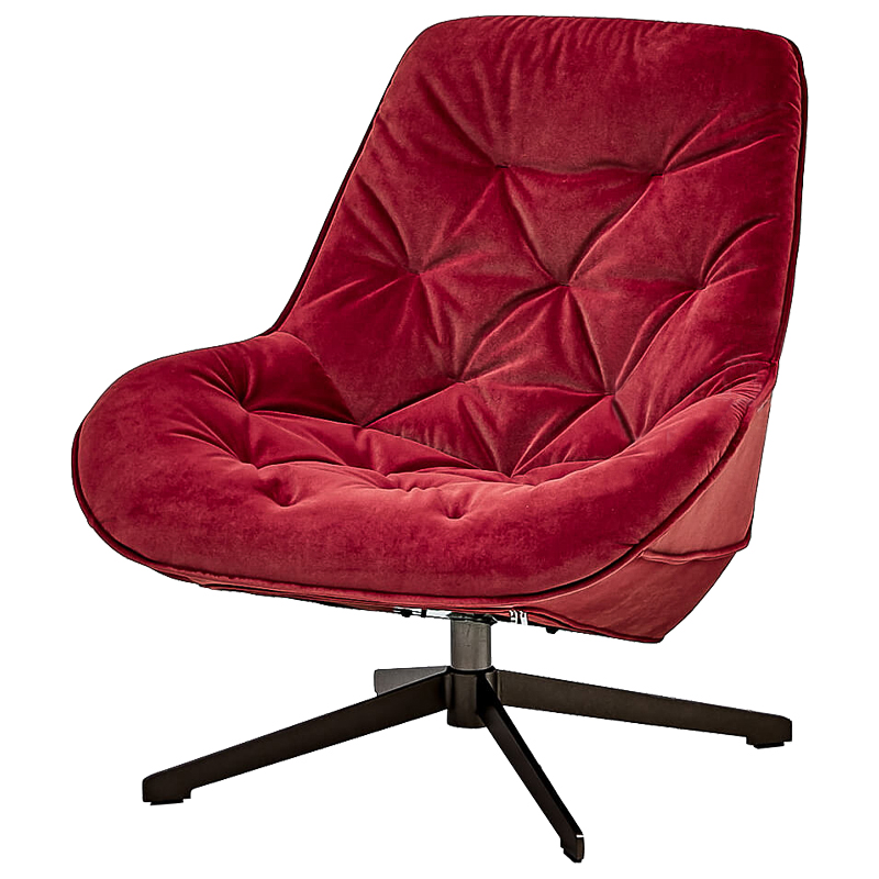 Кресло Vetsera Chair Красный (Red) Черный в Краснодаре | Loft Concept 