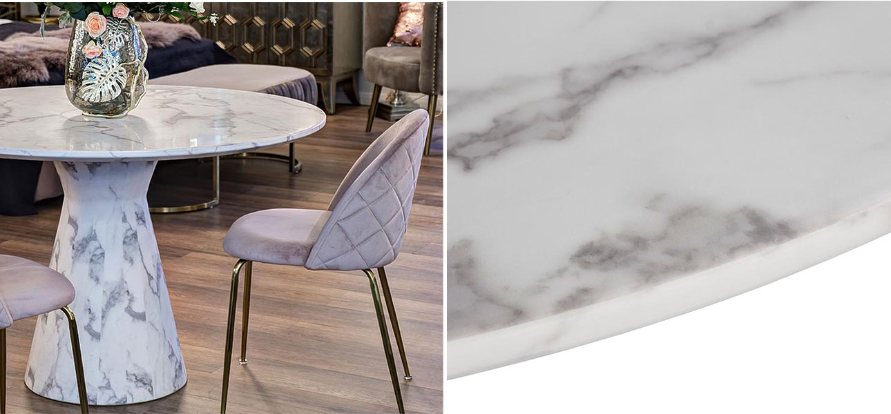 Стол обеденный Abundance of white marble - фото