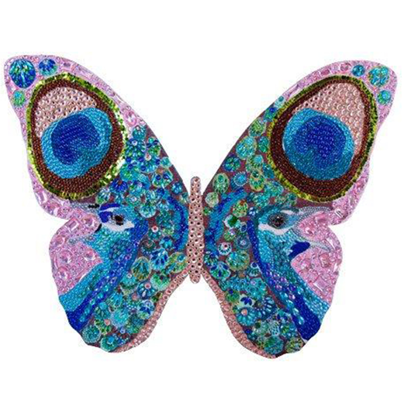 Картина “Peacock Bedazzled Butterfly Cut Out” Мульти в Краснодаре | Loft Concept 