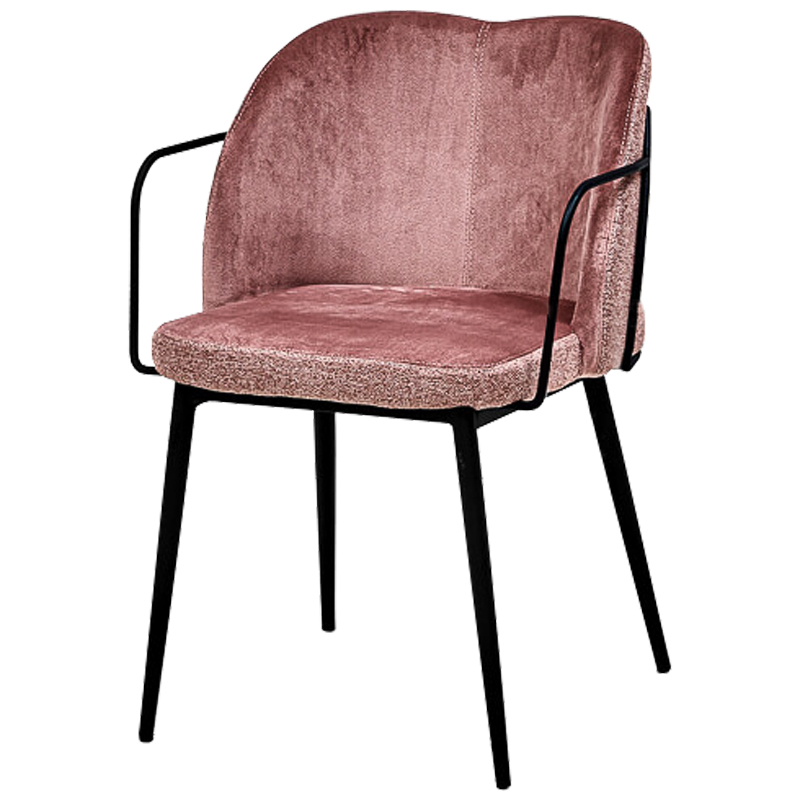 Стул Raymond Stool pink Дымчатая Роза Черный в Краснодаре | Loft Concept 