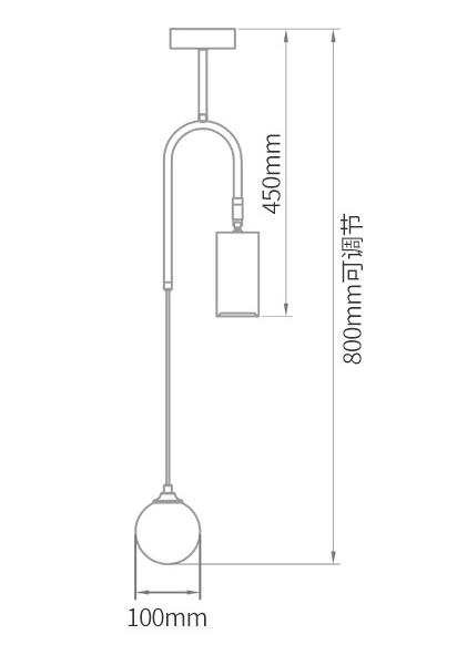 Потолочный светильник Ando Wooden Metal Brass Light 2 плафона в Краснодаре