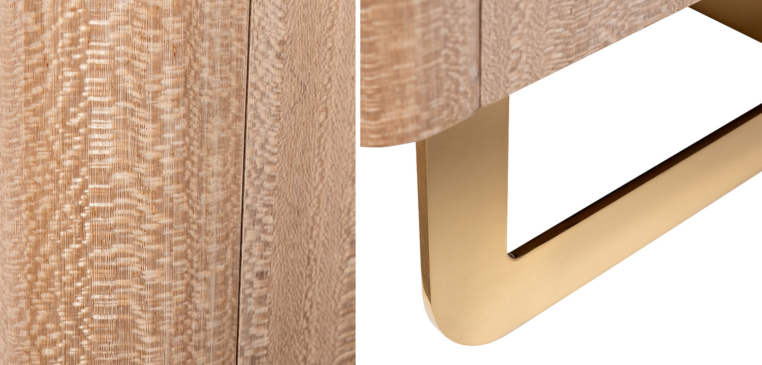 Комод длинный на металлических ножках Bertran Chest of Drawers - фото №2