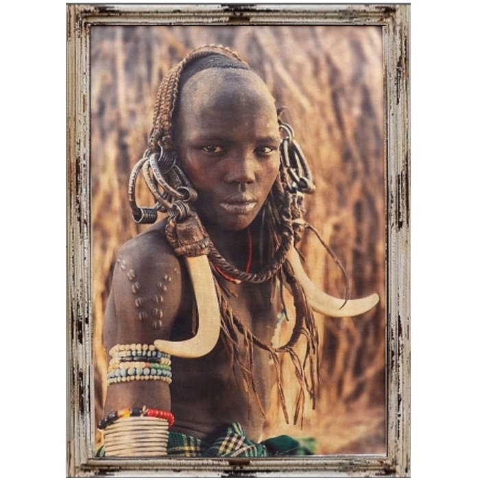 Постер Jovem Mursi  Omo Valley Ethiopia  в Краснодаре | Loft Concept 