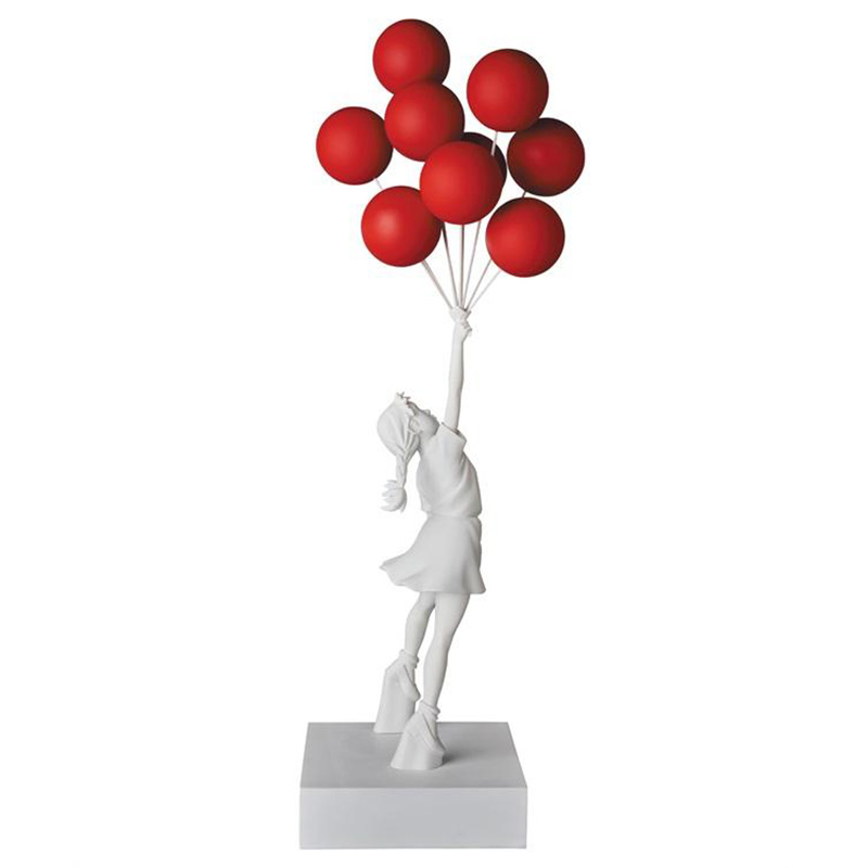 Статуэтка Flying Balloons Girl white and red Белый Красный в Краснодаре | Loft Concept 