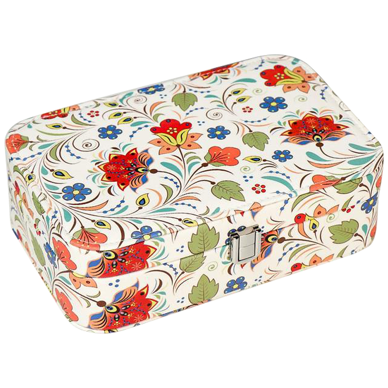 Шкатулка Multicilored Floral Pattern Jewerly Organizer Box Мульти в Краснодаре | Loft Concept 