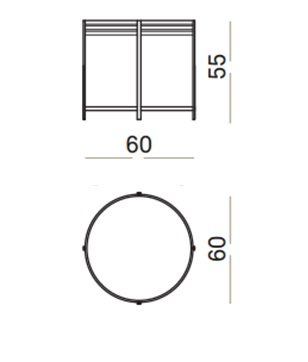 Столик Ula Small table ULA004 в Краснодаре