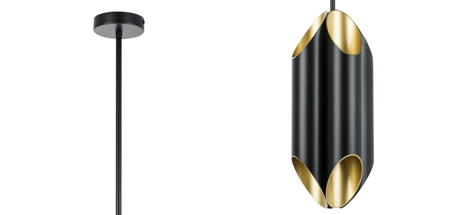 Подвесной светильник Garbi Black Pipe Organ Hanging Lamp - фото