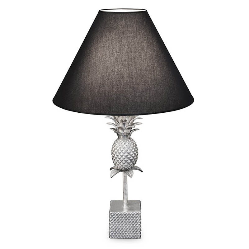 Настольная лампа LAMPTABLE PINEAPPLE CONE black Черный Серебряный в Краснодаре | Loft Concept 