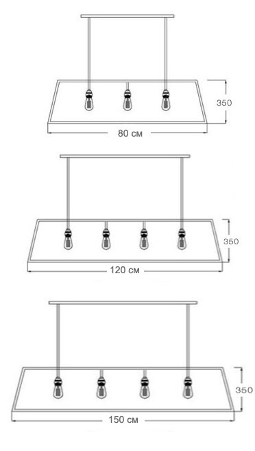 Люстра Loft Industrial Filament Chandelier Big в Краснодаре