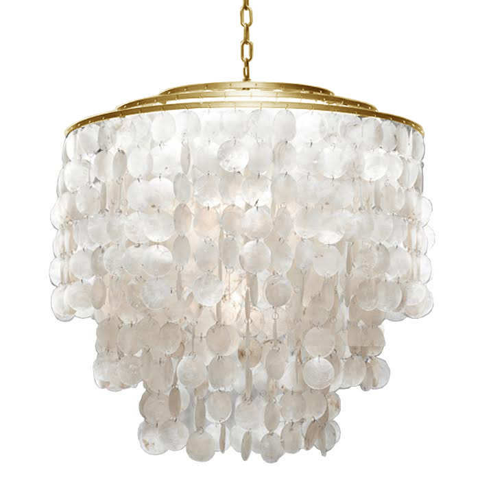 Люстра SHELL Chandelier 65 Золото Белый Золотой Люстра SHELL Chandelier 65 Золото Белый Золотой в Краснодаре | Loft Concept