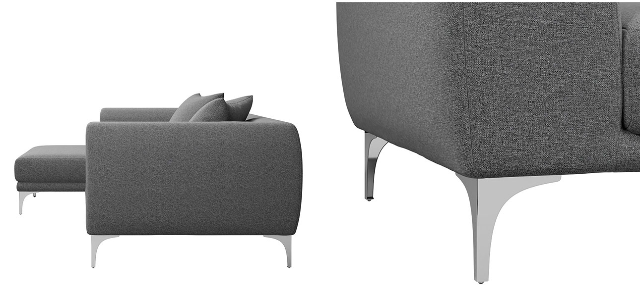 Диван серый угловой Брайан Brian Collection - фото №2