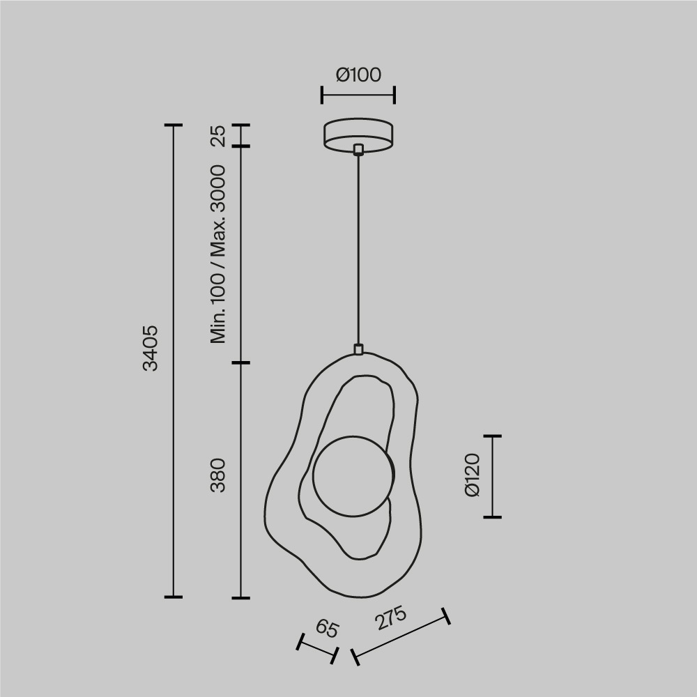 Подвесной светильник Opus в Краснодаре