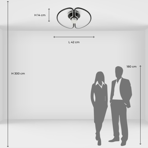 Потолочный светильник черного цвета круглой формы Luke Lampco Tracer Lamp в Краснодаре