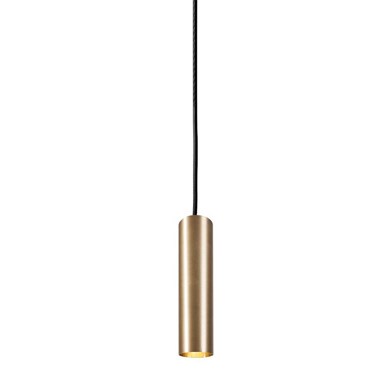 Подвесной светильник Luis Trumpet Tube Brass Lamp 25 Латунь в Краснодаре | Loft Concept 